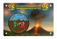"Tanz auf den Vulkanen 2025" Coin-Display für 1 Coin (Version Feuerwerk) - Kopie